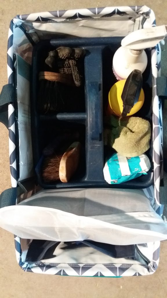perfectly organized grooming tote
