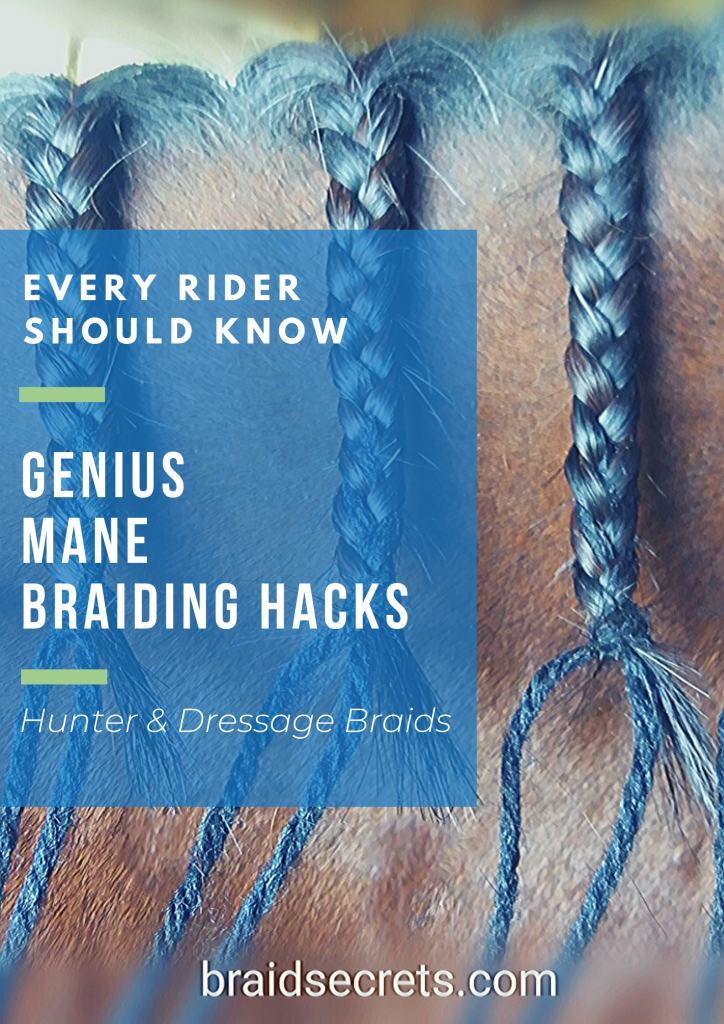 Horse Braiding Hacks for Pulling Up Braids
